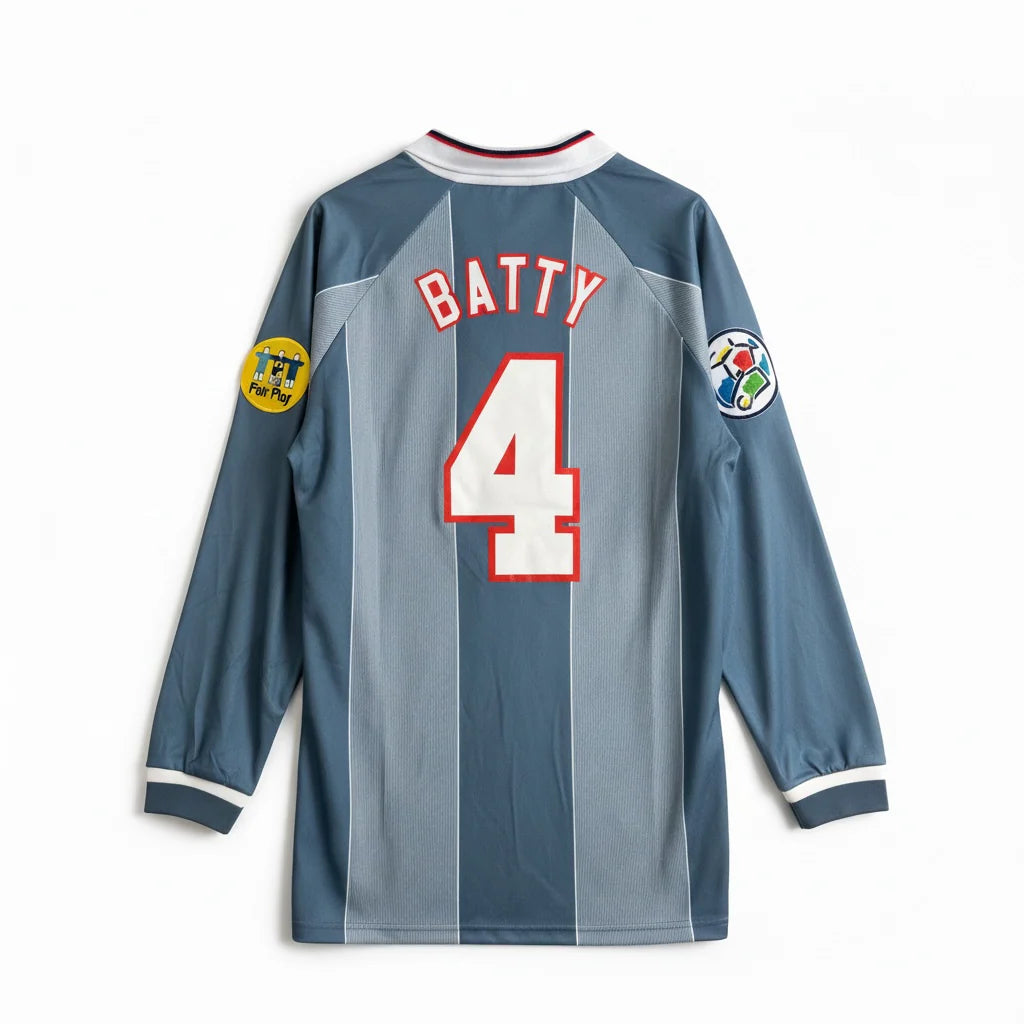 ENGLAND 96 x BATTY AWAY JERSEY