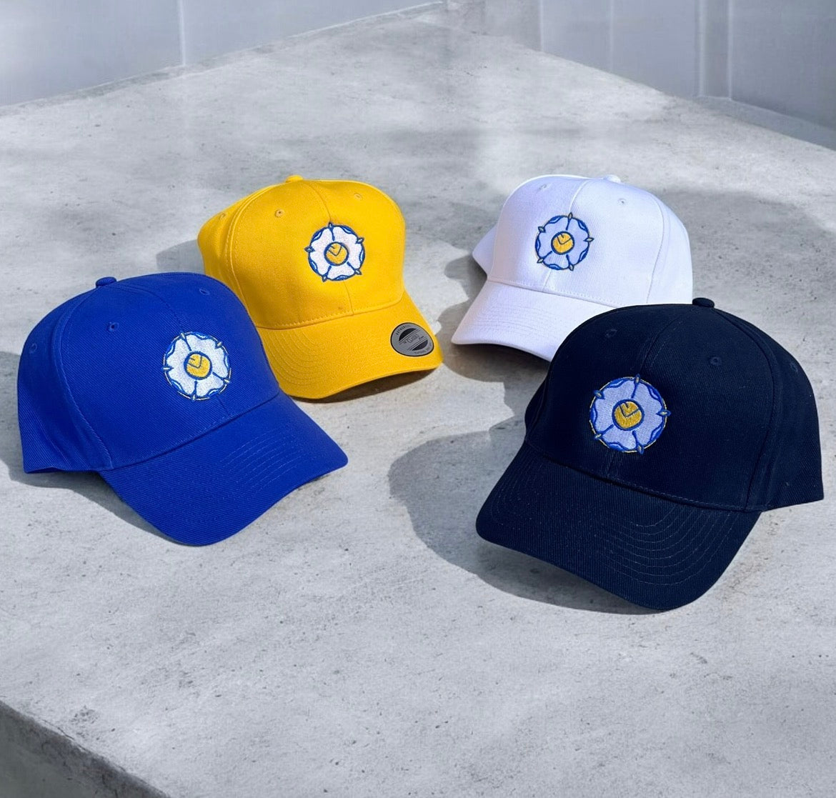 SMILEY ROSE BASEBALL CAPS