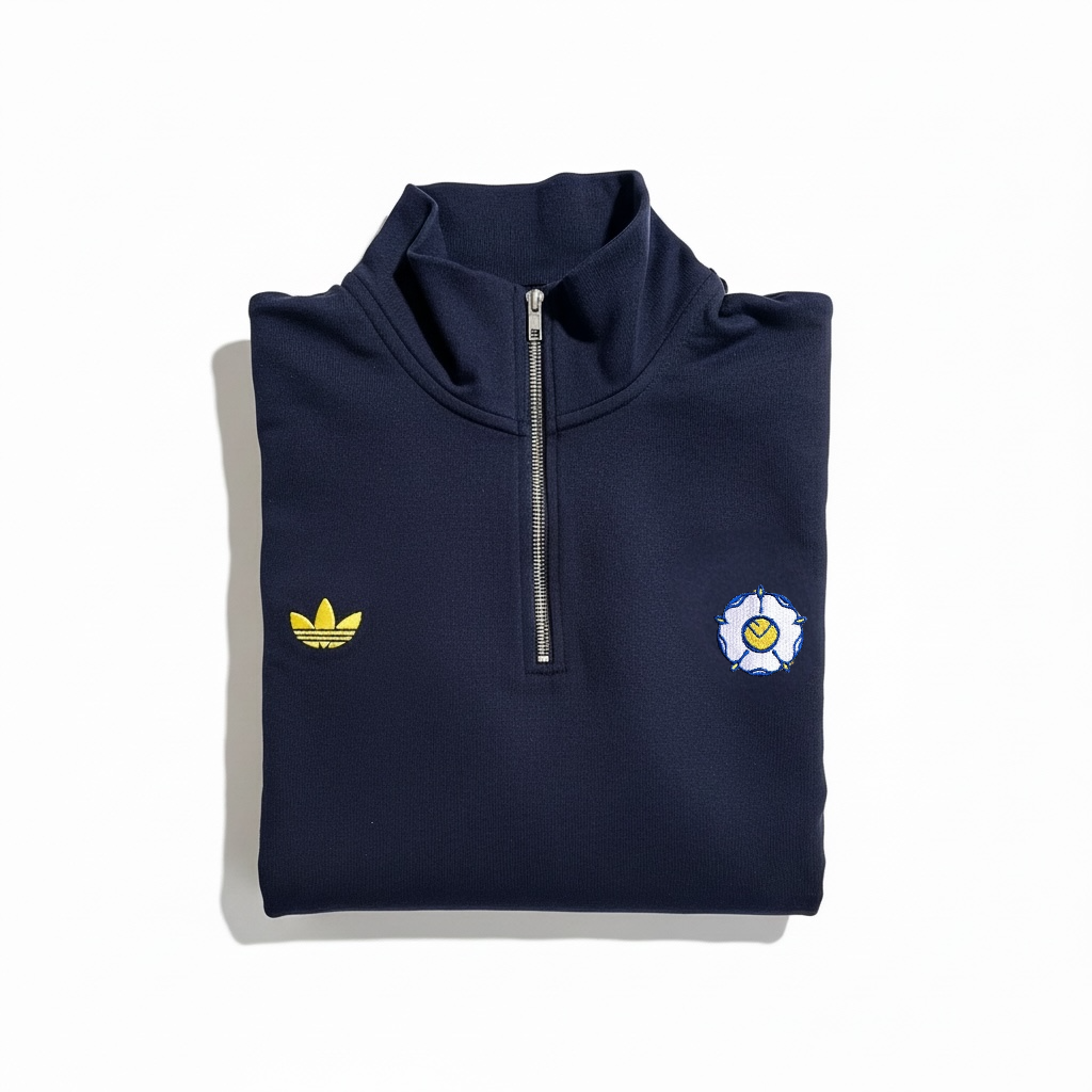 1 XL IN STOCK - LOCO LEEDS 1/4 ZIP - NAVY