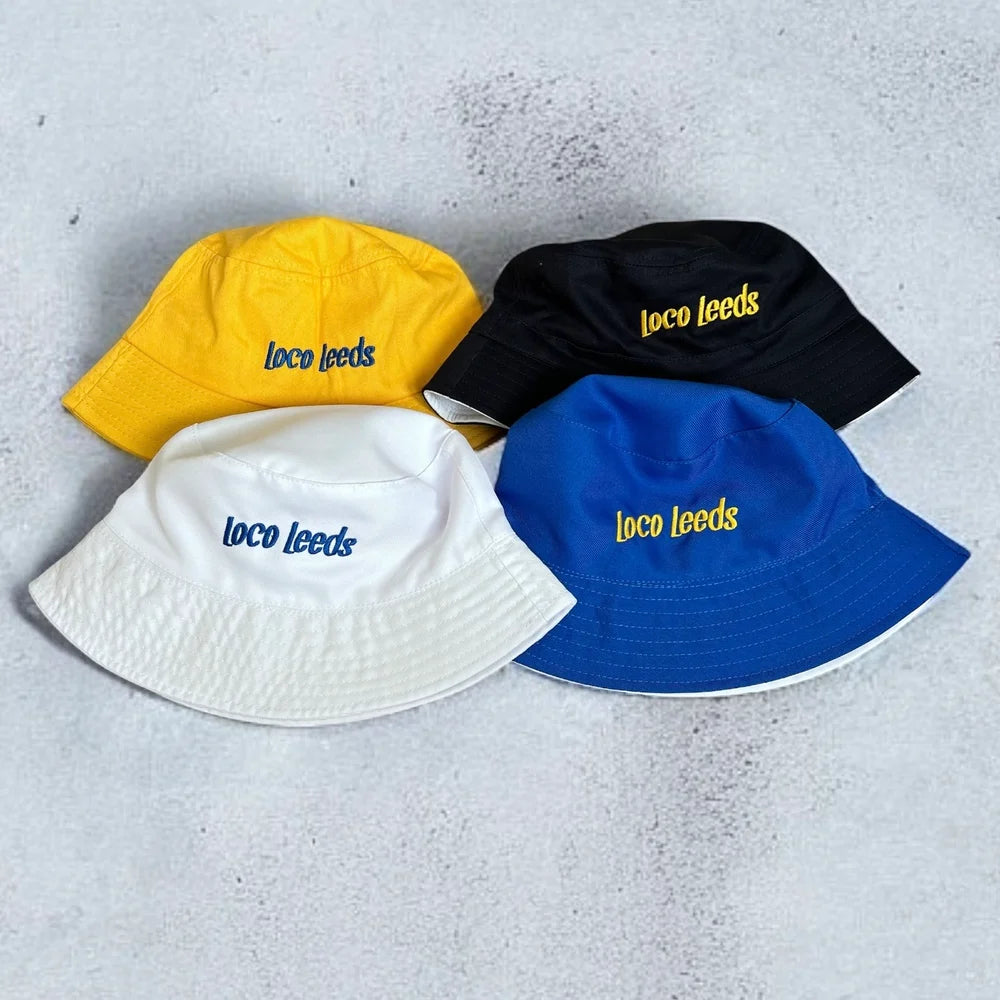 LUFC RETRO BUCKET HATS