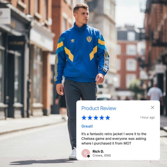 LUFC RETRO STYLE WINDBREAKER