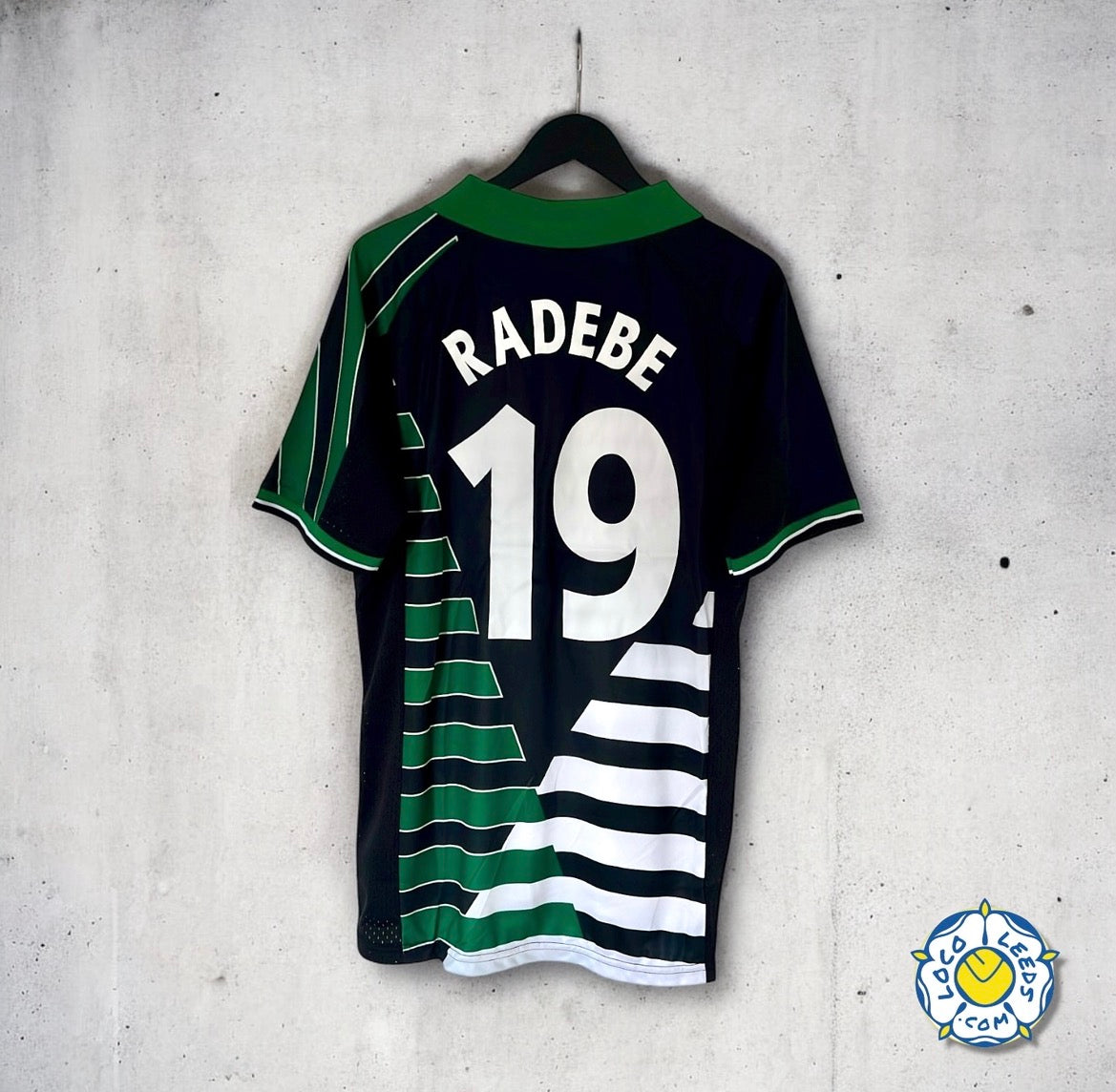 SOUTH AFRICA AWAY 98 x RADEBE JERSEY