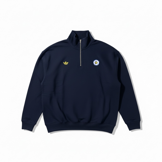 1 XL IN STOCK - LOCO LEEDS 1/4 ZIP - NAVY