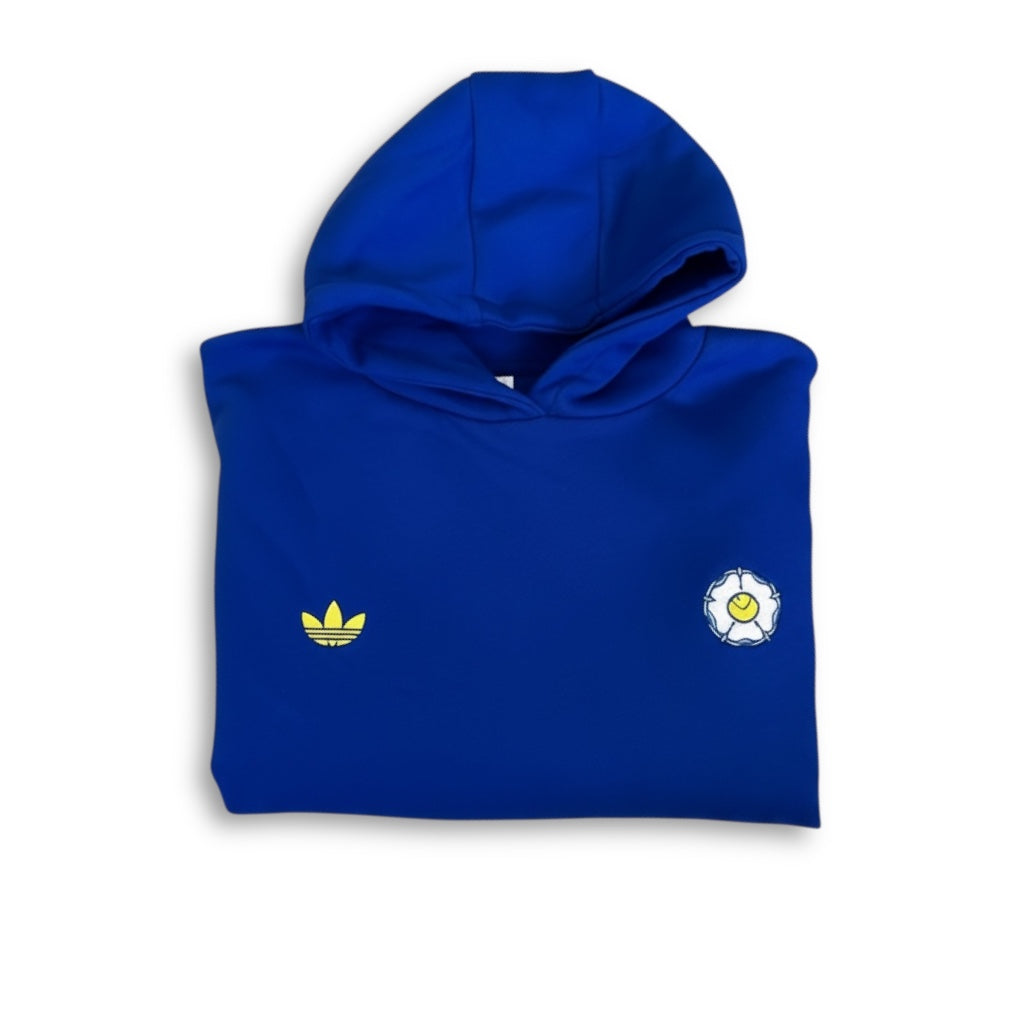 1 LARGE IN STOCK - LOCO LEEDS HOODIE - ROYAL BLUE