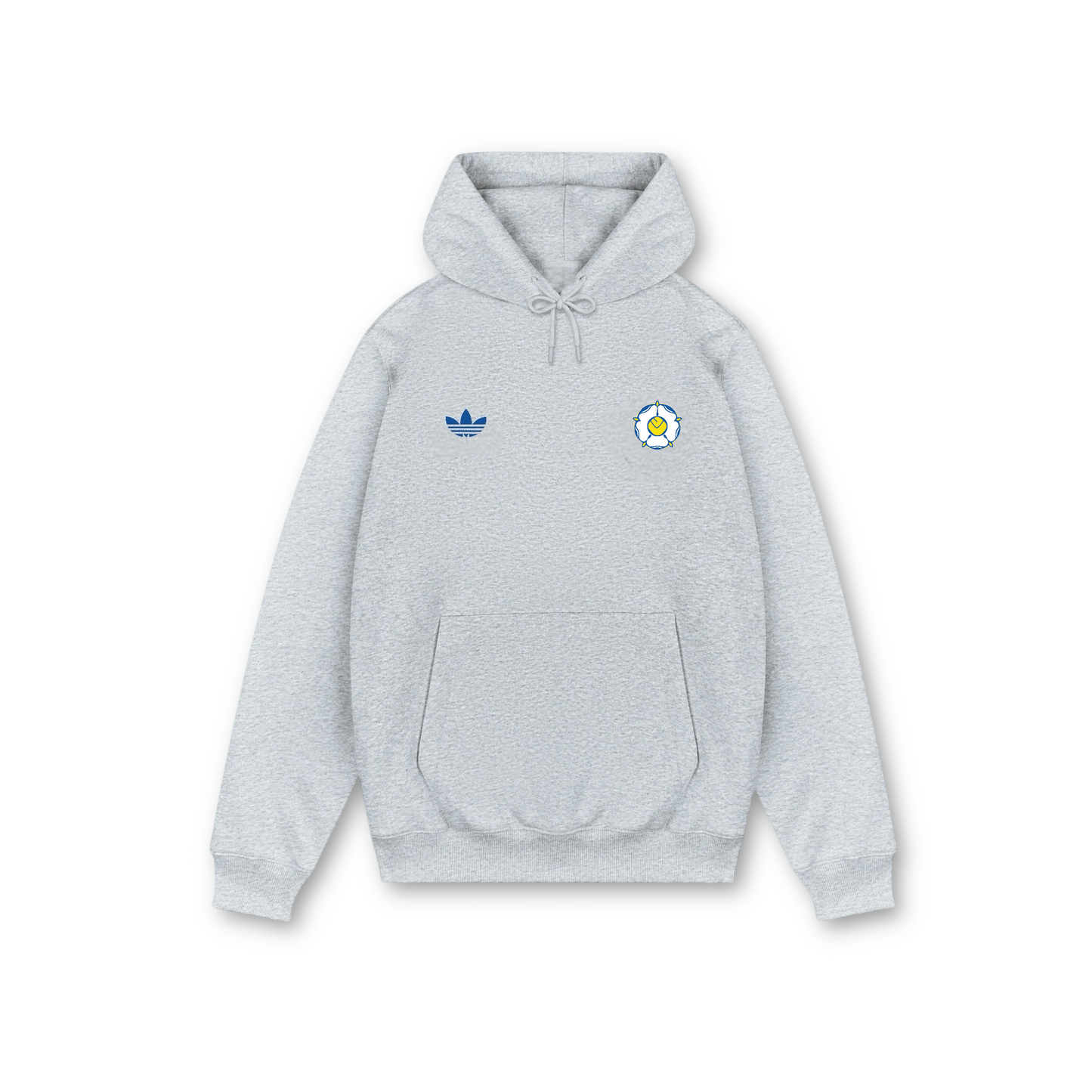 LUFC x TREFOIL HOODIE - GREY