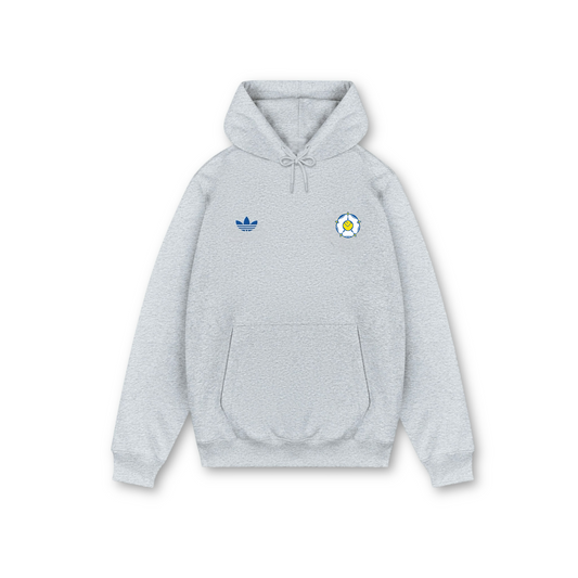 LUFC x TREFOIL HOODIE - GREY